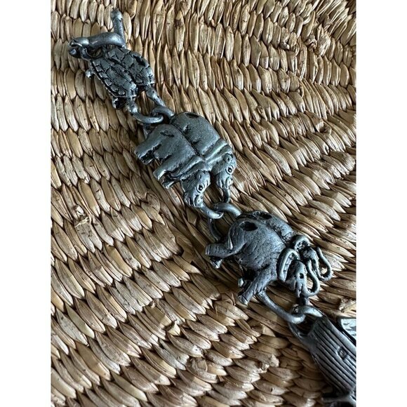 Pewter Noah’s Ark Sterling Silver bracelet - Picture 4 of 7